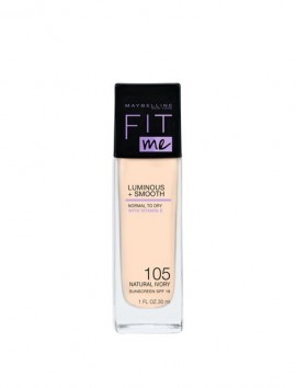 Maybelline Fit Me Luminous & Smooth Liquid Foundation SPF18 No 105 Natural Ivory (30ml)