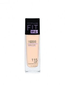 Maybelline Fit Me Luminous & Smooth Liquid Foundation SPF18 No 115 Ivory (30ml)