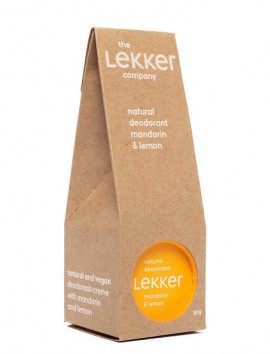 The Lekker Company Natural Deodorant MANDARIN & LEMON 30ml