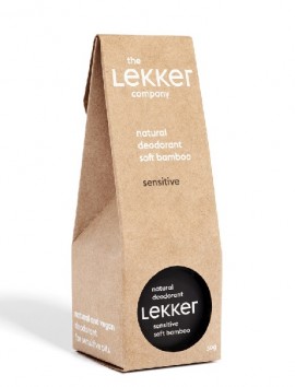 The Lekker Company Natural Deodorant Sensitive Soft BAMBOO 30ml