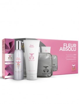 Les Perles Aluminum Parfum Fleur Absolu Women Gift Set Eau De Parfum Spray 150ml & Shower Gel 200ml & Wahs Bag