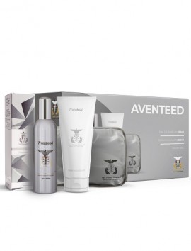 Les Perles Aluminum Parfum Aventeed Men Gift Set Eau De Parfum Spray 150ml & Shower Gel 200ml & Wash Bag