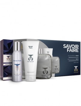 Les Perles Aluminum Parfum Savoir Faire Men Gift Set Eau De Parfum Spray 150ml & Shower Gel 200ml & Wash Bag