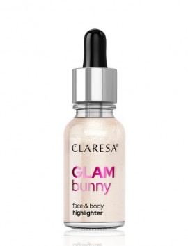 Claresa GLAM BUNNY Face & Body Liquid Highlighter No 01 Champagne Lady