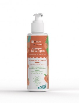 HiSkin Kids Shampoo & Bath Gel "Peach" 280ml