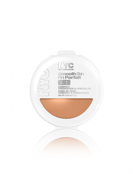 NYC Smooth Skin 2 in 1 Compact Foundation & Concealer No 004 Dark (7gr)