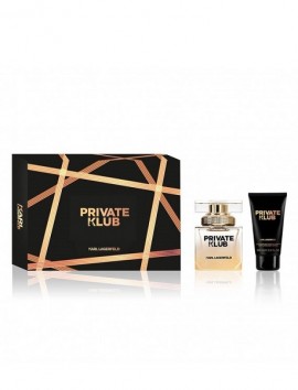 Karl Lagerfeld Private Klub Women Gift Set Eau De Parfum Spray 45ml & Body Lotion 100ml
