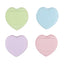 Donegal | Cosmetic Sponge Heart (4pcs) | D4356